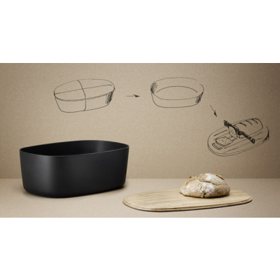 Dóza na chleba (pečivo) BOX-IT, černá                    