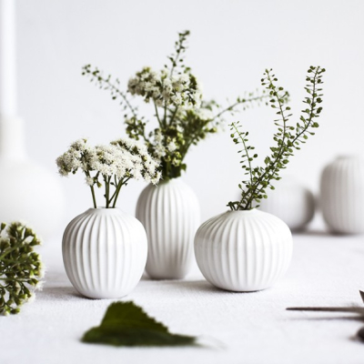 Vázy Hammershoi White Mini - set 3 ks                    