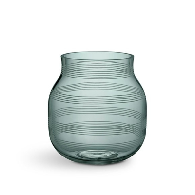Sklenená váza Omaggio zelená malá                    