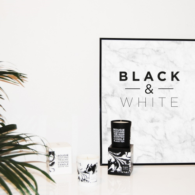                             Vonná svíčka ve skle Černý čaj, 180 g                        