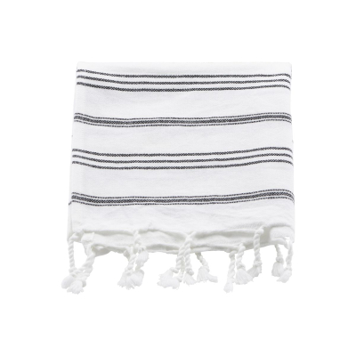                             Bavlnený uterák Hammam biely malý                        