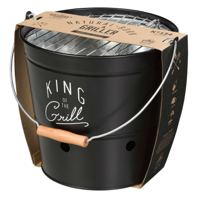                             Přenosný grilovací kbelík BBQ King                        