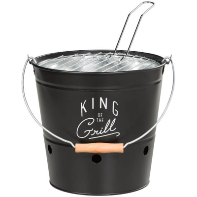                             Přenosný grilovací kbelík BBQ King                        