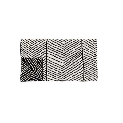 Černobílý bavlněný přehoz Zebra                    