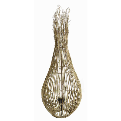                             Stojací bambusová lampa Fishtrap 90 cm                         