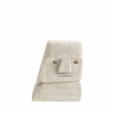                             Kamenná socha Jaskynný muž s otvorenými očami                        