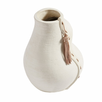                             Váza keramika-kůže Sitika Cream                        