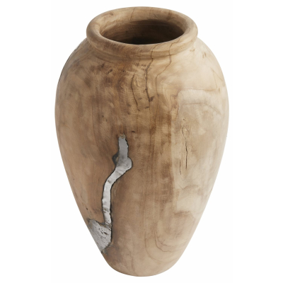                             Váza Noa teakový kořen-alu 40 cm                         