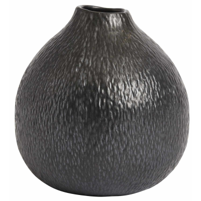 Keramická antracitová váza Ohio                    