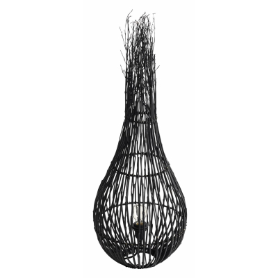                             Stojacia lampa Fishtrap čierna 90 cm                        