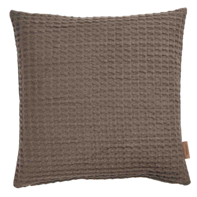 Bavlněný hnědý polštář Comfort 40 x 40 cm                    