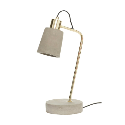 Betonová stolní lampa Brassy                    