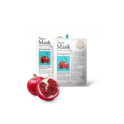                             Zpevňující textilní maska - Granátové jablko, 20g                        