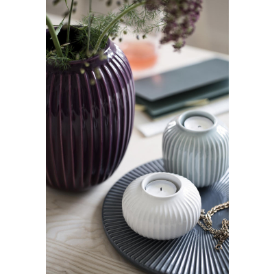                             Keramický svícen Hammershoi Tealight White 10 cm                        