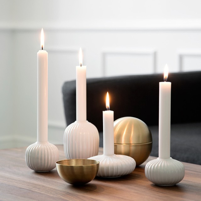                             Keramický svícen Hammershoi Candleholder White                        