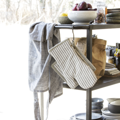 Kuchyňská rukavice Polly pruhovaná                    