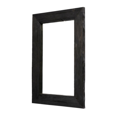 Zrcadlo Aino černé, 60 x 90 cm                    