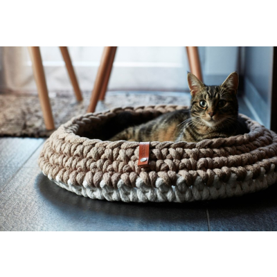 Pelíšek pro kočky Nido pletený                    