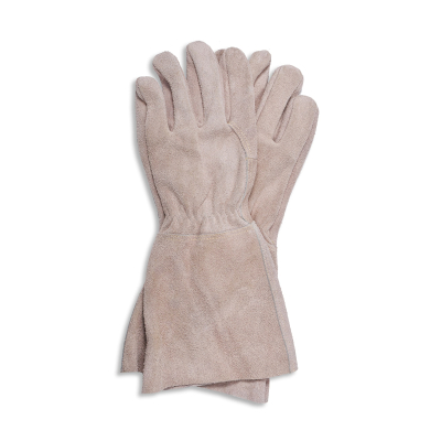                             Pracovní rukavice z broušené kůže světlé                        