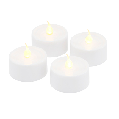                             Set čtyř čajových LED svíček bílých                        