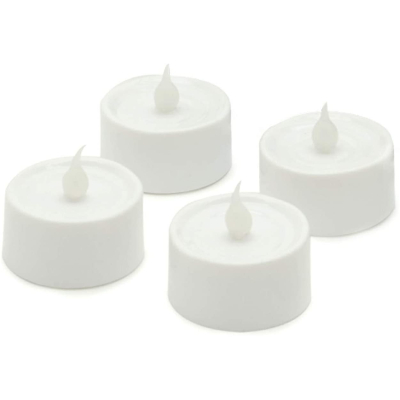 Set čtyř čajových LED svíček bílých                    