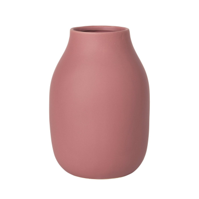 Porcelánová váza Colora cihlová                    