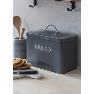                            Plechový zásobník na chlieb Drevené uhlie                        