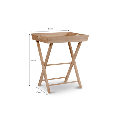                             Skládací postranní stolek Hambledon Oak                        