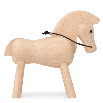                             Kay Bojesen bukový drevený kôň                        