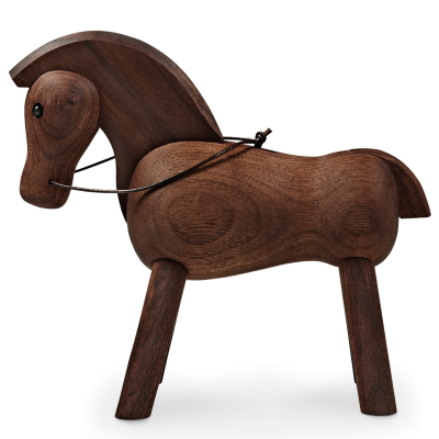                             Kay Bojesen orechový drevený kôň                        