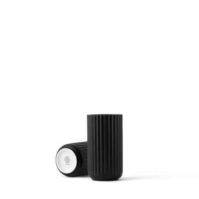 Porcelánová váza Lyngby černá - 15 cm                    