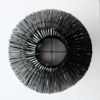                             Závěsné bambusové svítidlo Fishtrap Black S                        
