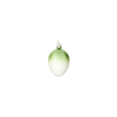Veľkonočné vajíčko polomáčané zelené 6x4 cm                     