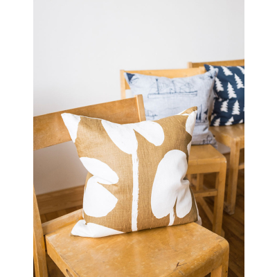                             Povlak na polštář Water Lilies Mustard 50x50 cm                        