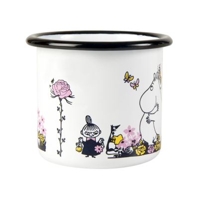                             Smaltovaný plecháček Moomin Hug bílý 2,5 dl                        