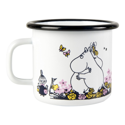                             Smaltovaný plecháček Moomin Hug bílý 2,5 dl                        