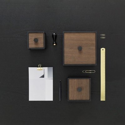                             Úložný box Frame Smoked Oak 20x20 cm                        