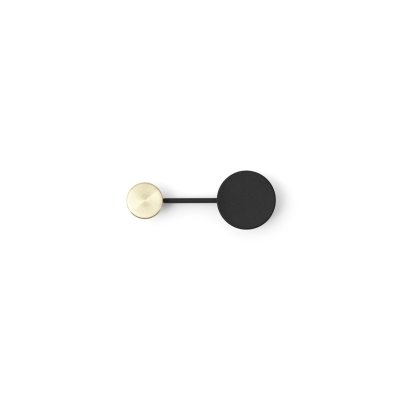 Věšák Afteroom Black and Brass                    