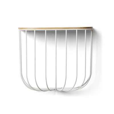 Police Cage Shelf White                    