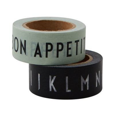                             Dekoračné lepiace pásky Bon Appetit/ABC - sada 2 ks                        