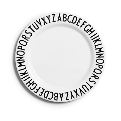 Dětský melaminový talířek Letters 21 cm                    