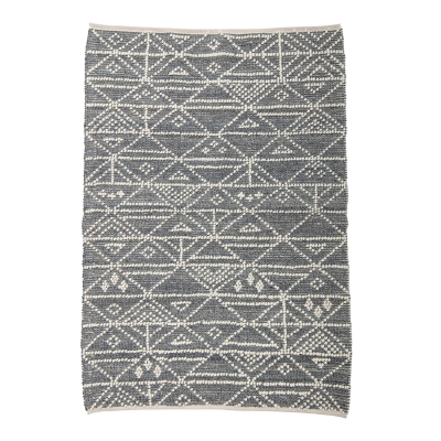                             Vlnený koberec Grey Wool 180x120 cm                        