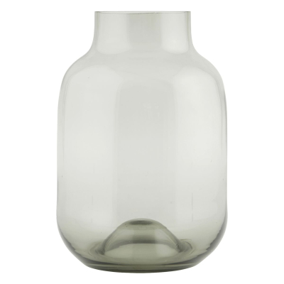 Skleněná váza Shaped šedá 25,4 cm                    