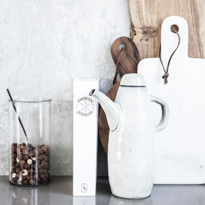                             Keramická konvice Rustic šedomodrá                        