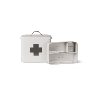                             Plechový box na léky First Aid                        