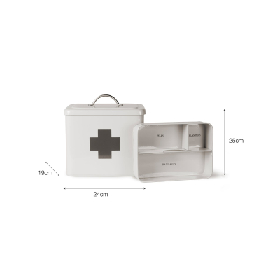                             Plechový box na léky First Aid                        