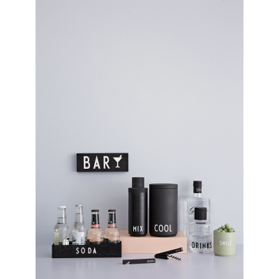                             Barmanský shaker z nerezové oceli Mix Black                        