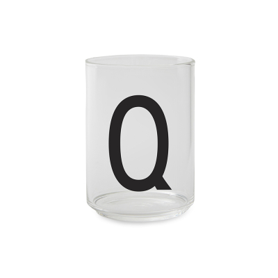 Sklenice na vodu Letter Q                    