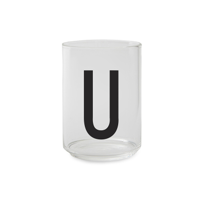 Vodný pohár Písmeno U                    