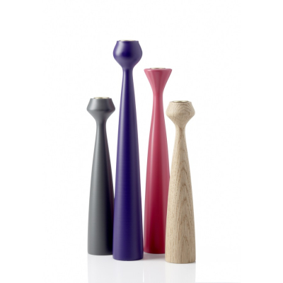                             Svícen Blossom Lily - Dark plum                        